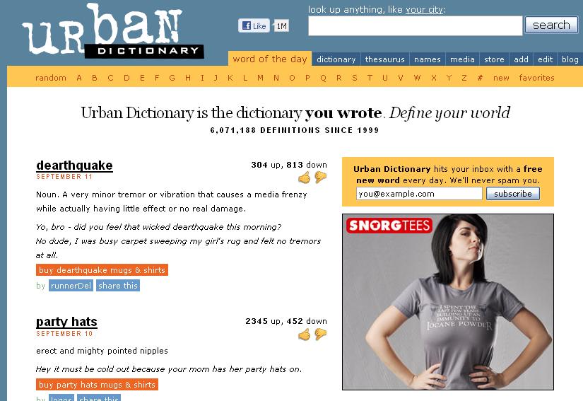 Urban Dictionary English Guide