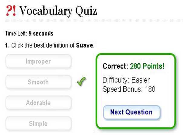 Vocabulary Quiz English Guide